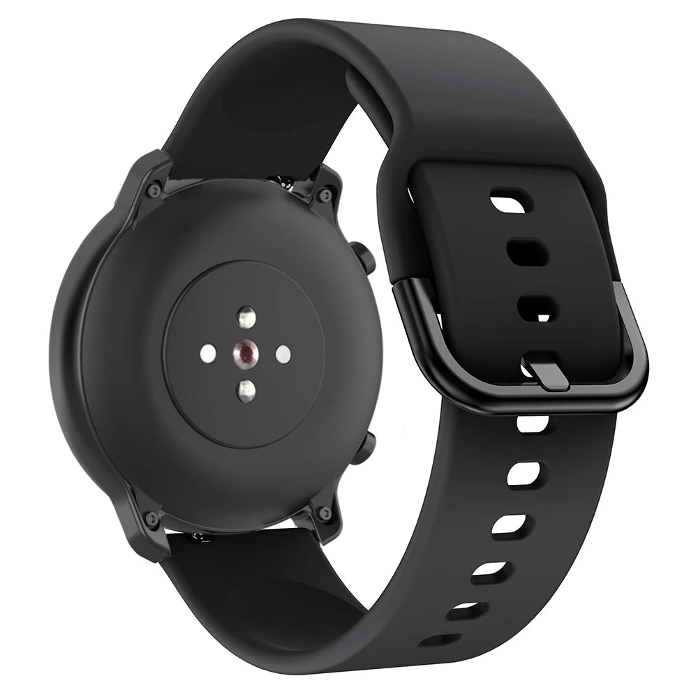 Correa de reloj para Xiaomi Huami Amazfit Bip U/Amazfit Bip S/pop pro, pulsera GTR, pulseras deportivas inteligentes de silicona