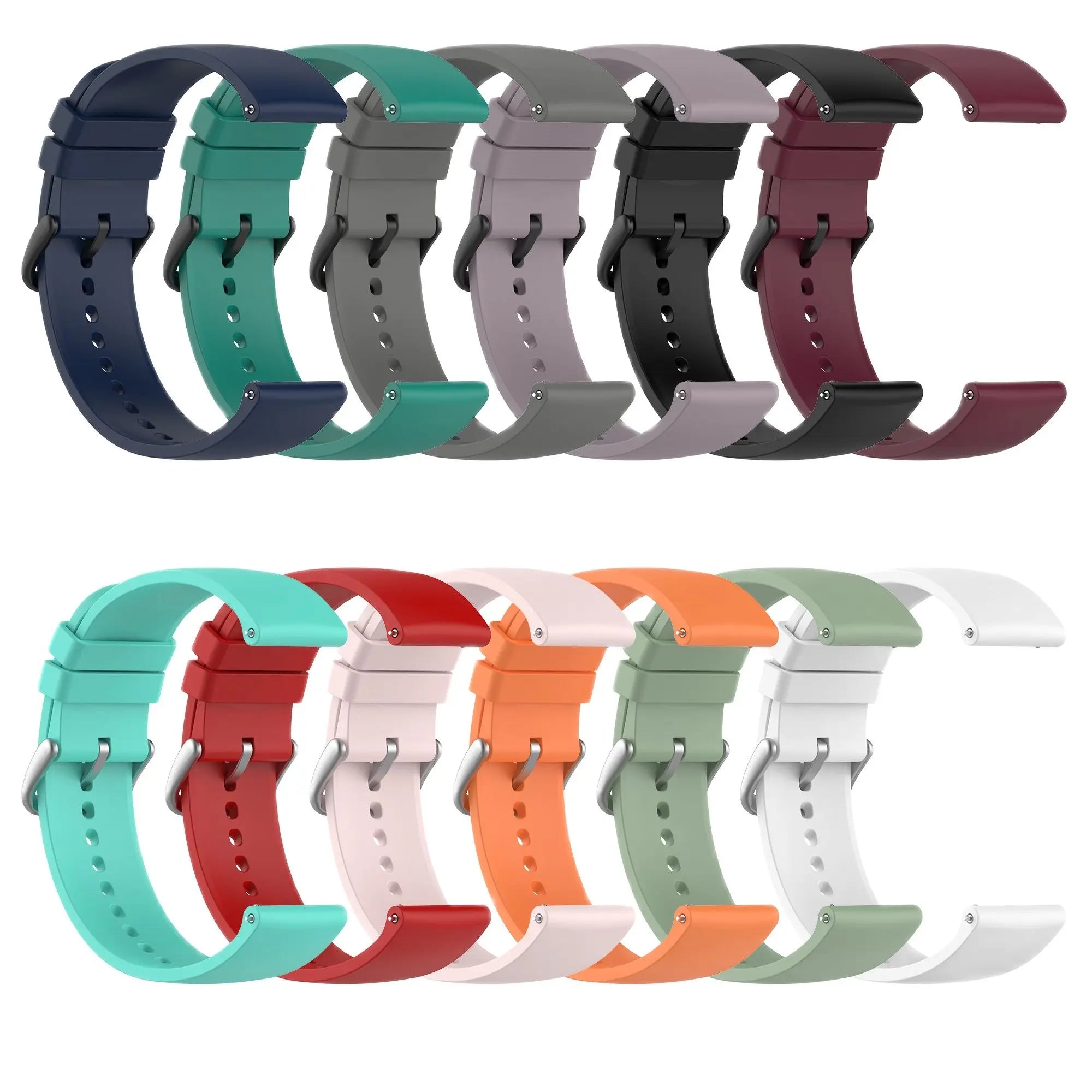 Correa de reloj para Xiaomi Huami Amazfit Bip U/Amazfit Bip S/pop pro, pulsera GTR, pulseras deportivas inteligentes de silicona