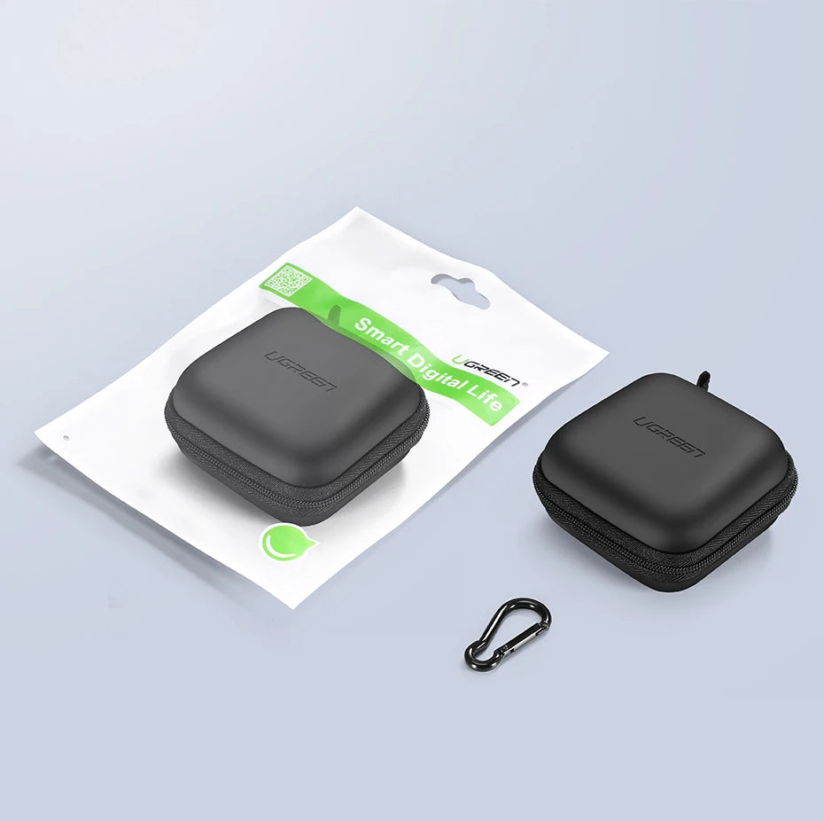 UGREEN-funda dura para auriculares, bolsa para Airpods, almohadillas para los oídos Sennheiser, accesorios para auriculares inalámbricos con Bluetooth