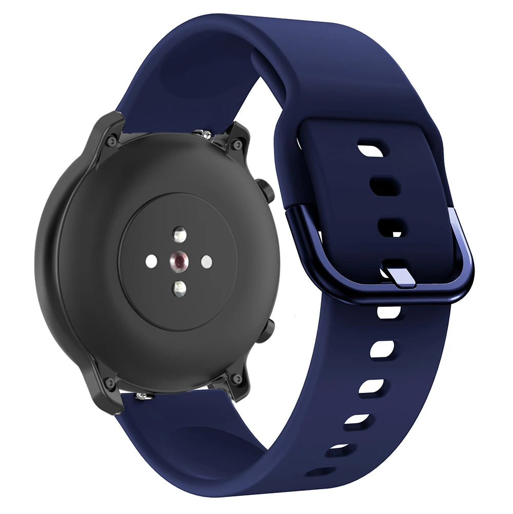 Correa de reloj para Xiaomi Huami Amazfit Bip U/Amazfit Bip S/pop pro, pulsera GTR, pulseras deportivas inteligentes de silicona