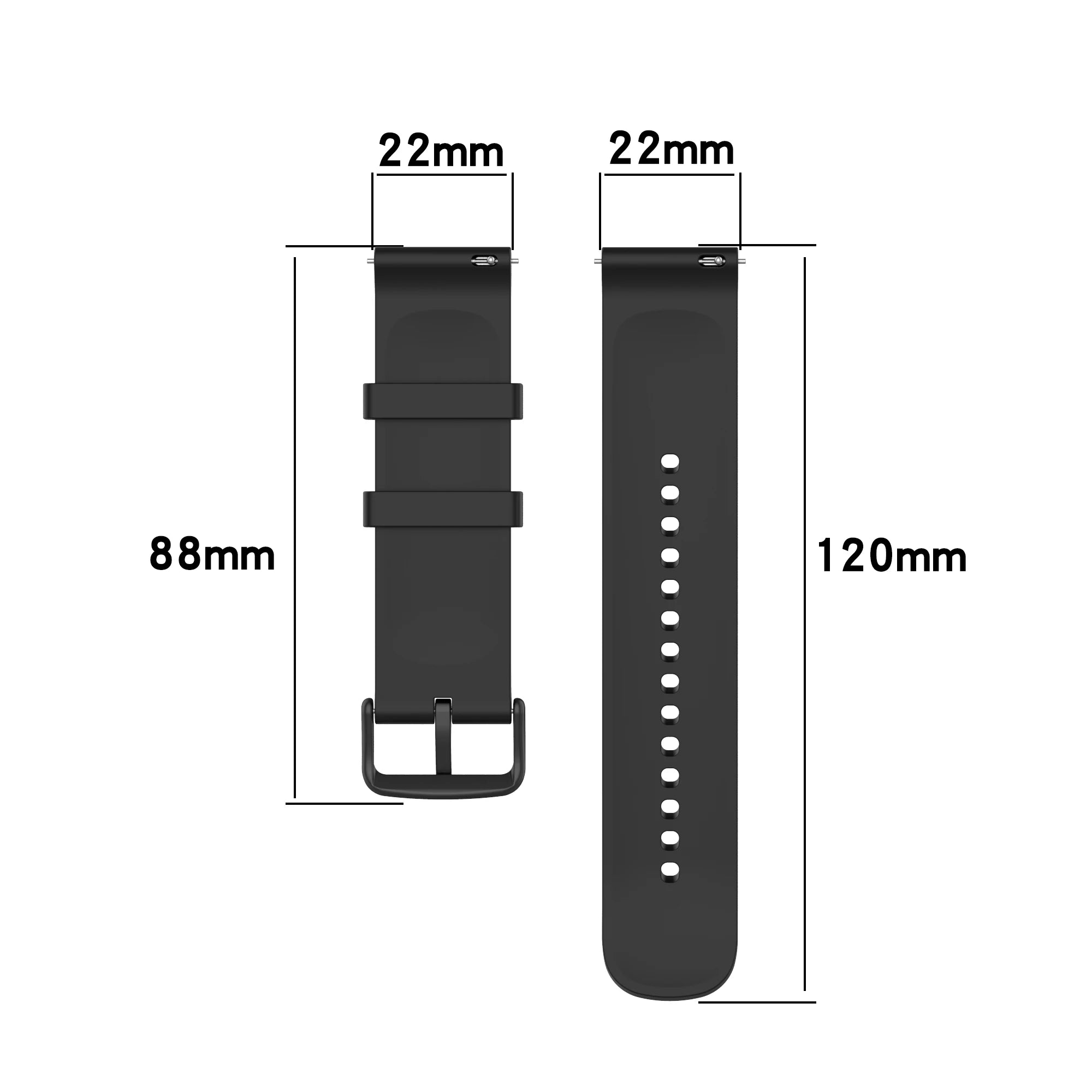 Correa de reloj para Xiaomi Huami Amazfit Bip U/Amazfit Bip S/pop pro, pulsera GTR, pulseras deportivas inteligentes de silicona