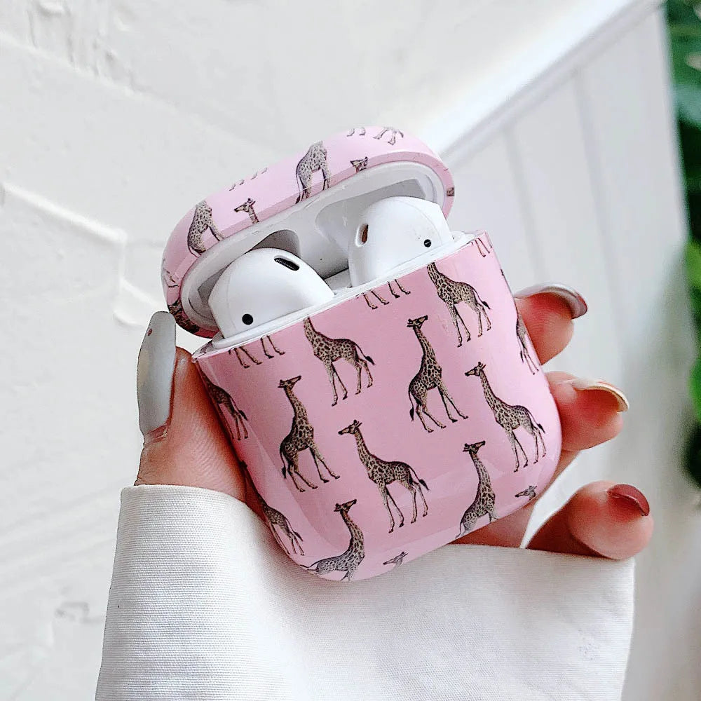 Funda de auriculares para AirPods 2 1 Pro 2 Hard PC Dot Flower Bluetooth caja de carga inalámbrica cubre accesorios para Air Pods 3 funda