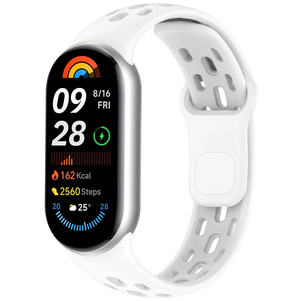 Nueva correa de TPU suave, repuesto transpirable, accesorios de correa de reloj inteligente, pulsera deportiva, cinturón para Mi Band 10 9 8