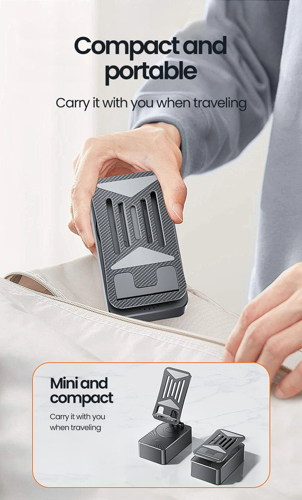 Soporte para teléfono móvil 3 en 1, Altavoz Bluetooth, Banco de energía, soporte para teléfono, soporte Universal plegable para teléfono móvil de escritorio para teléfono inteligente