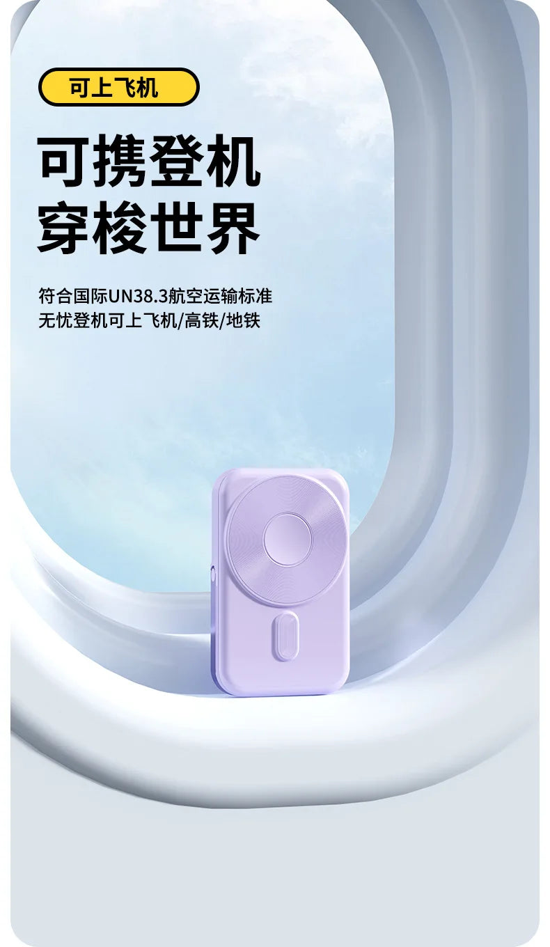 Banco de energía portátil de 20000mAh, estación de carga inalámbrica de carga rápida de 22,5 W para iPhone, iWatch y Galaxy Watch para teléfonos Airpods
