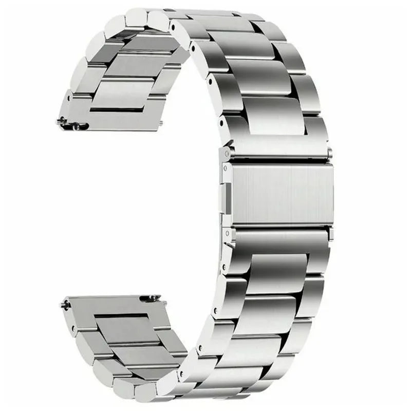 Correa de reloj de acero inoxidable de 18mm, 20mm y 22mm, liberación rápida, repuesto Compatible con Smartwatch, reloj tradicional