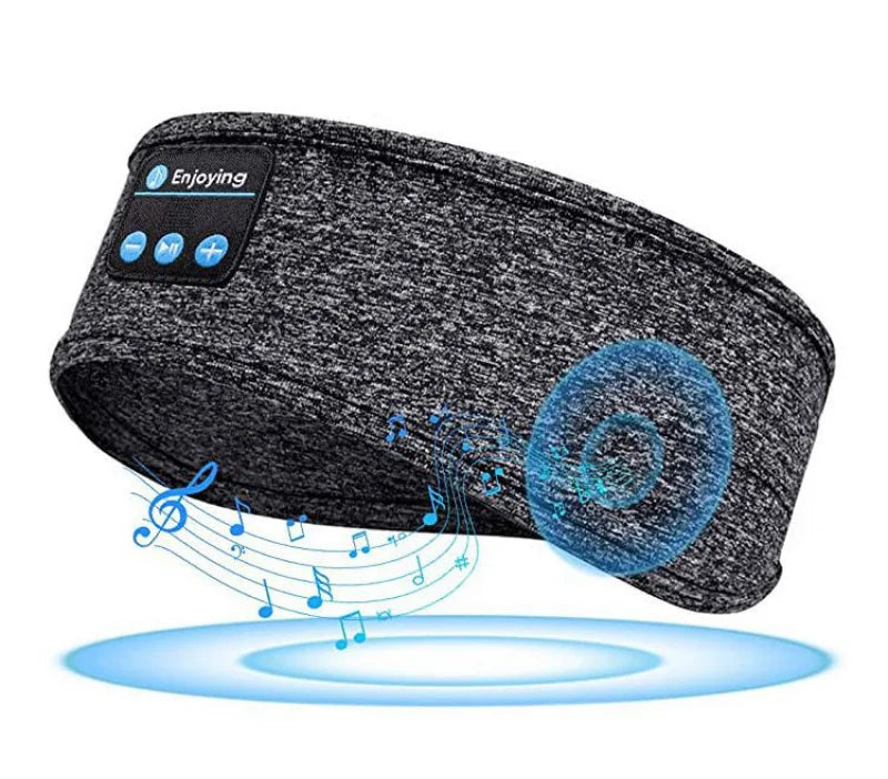 Auriculares Bluetooth Fone, diadema deportiva para dormir, auriculares inalámbricos elásticos, máscara para ojos de música, auriculares inalámbricos con Bluetooth, diadema