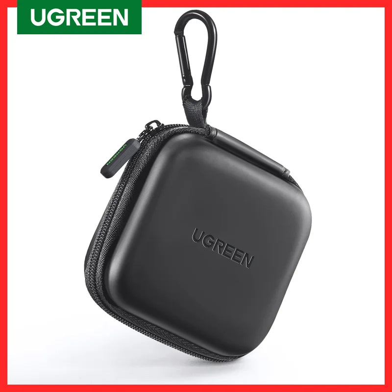 UGREEN-funda dura para auriculares, bolsa para Airpods, almohadillas para los oídos Sennheiser, accesorios para auriculares inalámbricos con Bluetooth