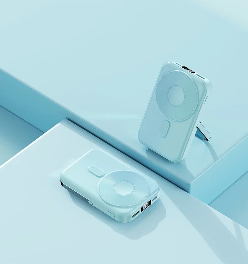 Banco de energía portátil de 20000mAh, estación de carga inalámbrica de carga rápida de 22,5 W para iPhone, iWatch y Galaxy Watch para teléfonos Airpods