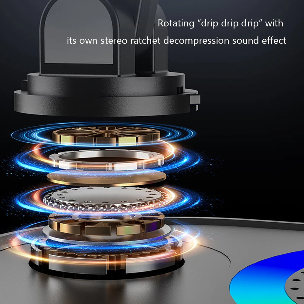 Soporte para teléfono móvil con cargador de Banco de energía, altavoz de inducción giratorio de 360 grados, multifunción para escritorio y dormitorio