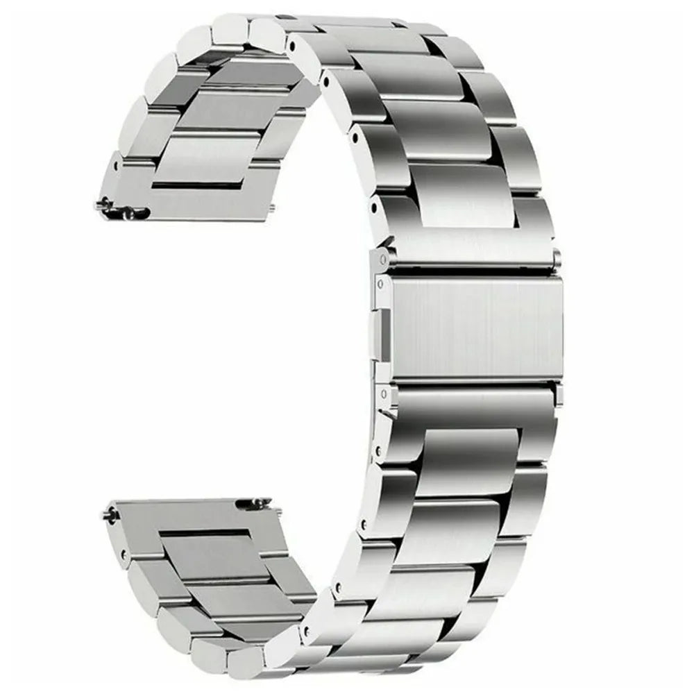 Correa de reloj de acero inoxidable de 18mm, 20mm y 22mm, liberación rápida, repuesto Compatible con Smartwatch, reloj tradicional