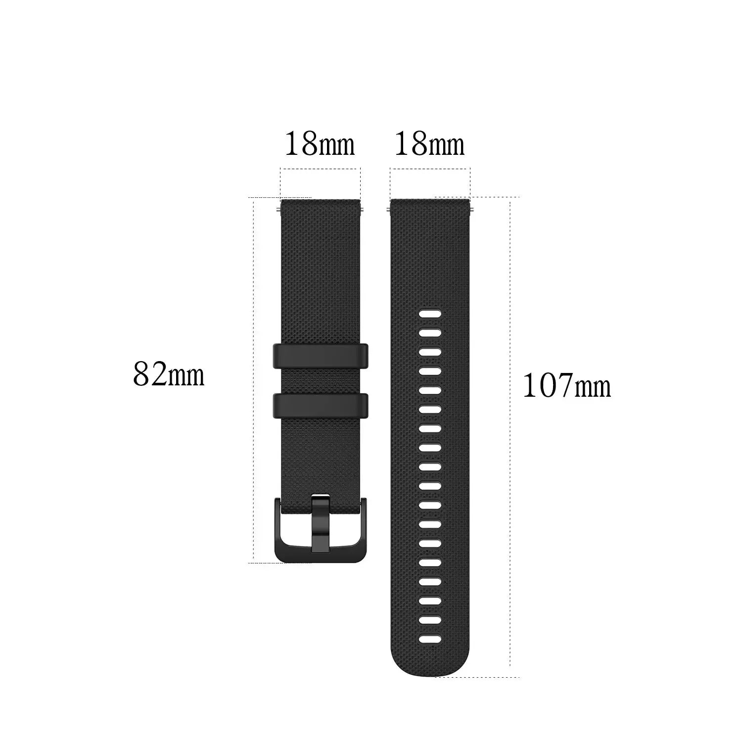 Correa de reloj inteligente de 18, 20 y 22mm para Garmin Venu 2S 2 Plus 2Plus/Vivoactive 3S 4S 3 4, pulsera de silicona