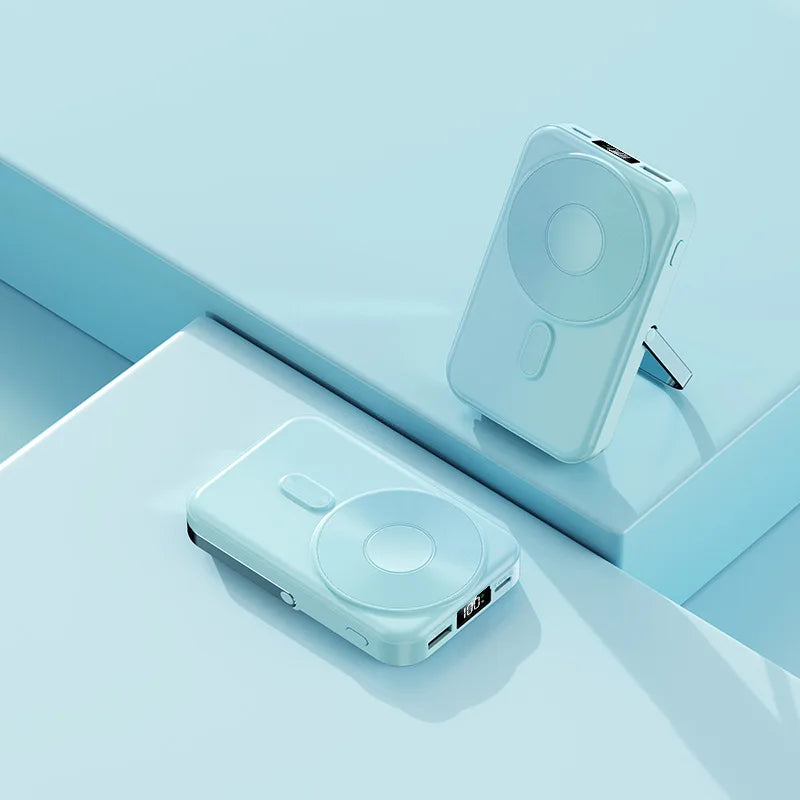 Banco de energía portátil de 20000mAh, estación de carga inalámbrica de carga rápida de 22,5 W para iPhone, iWatch y Galaxy Watch para teléfonos Airpods