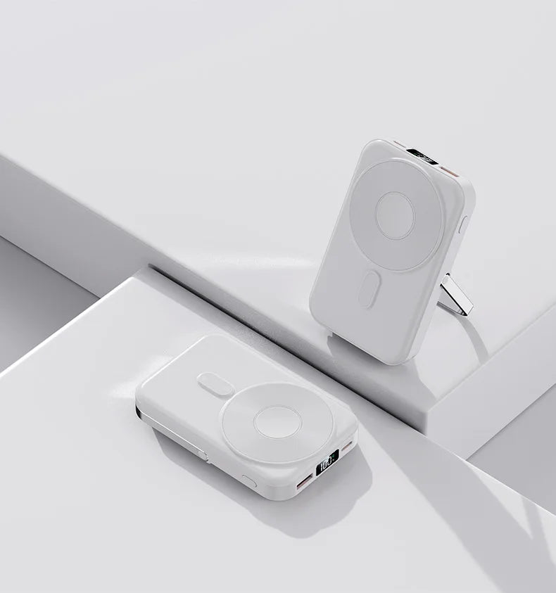 Banco de energía portátil de 20000mAh, estación de carga inalámbrica de carga rápida de 22,5 W para iPhone, iWatch y Galaxy Watch para teléfonos Airpods
