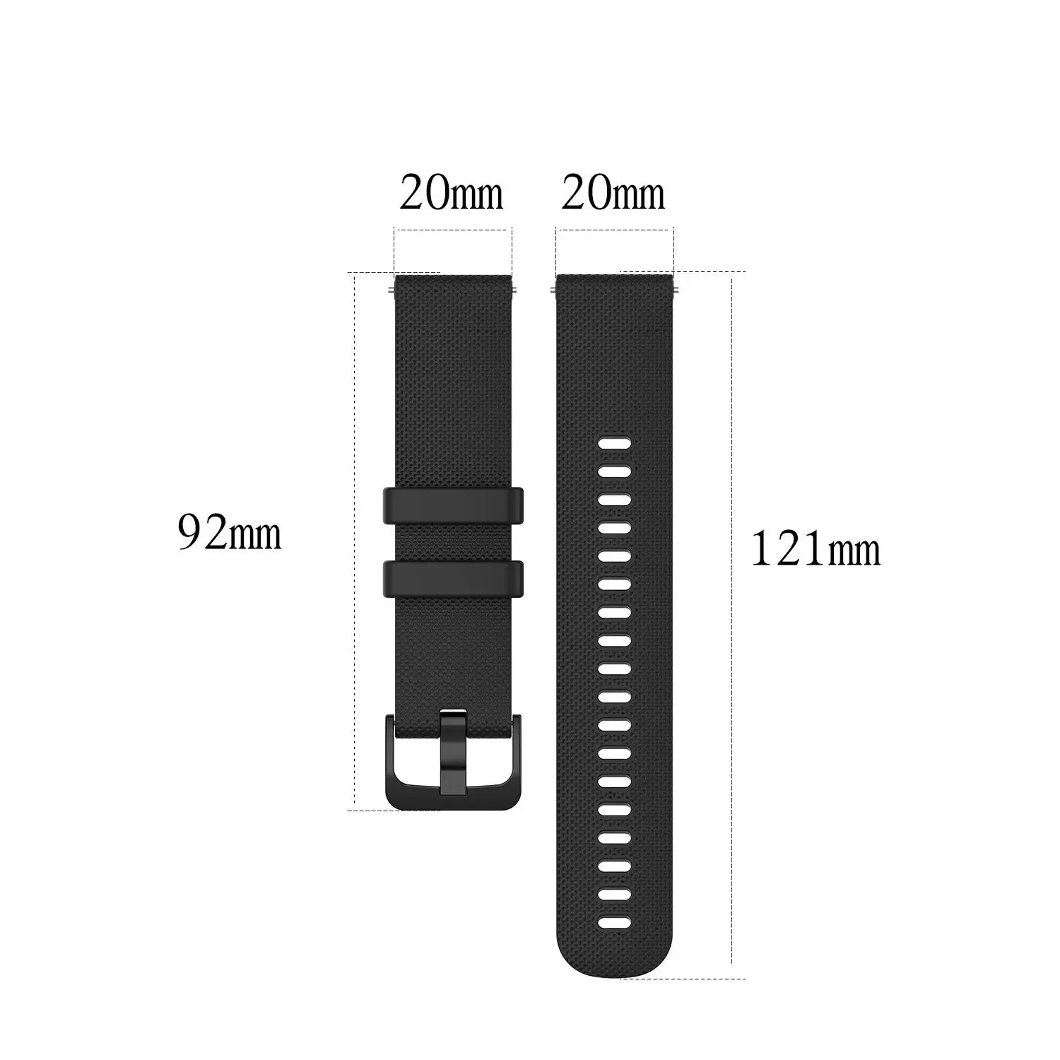 Correa de reloj inteligente de 18, 20 y 22mm para Garmin Venu 2S 2 Plus 2Plus/Vivoactive 3S 4S 3 4, pulsera de silicona