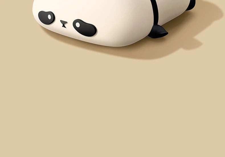 Bonita funda para auriculares con diseño de Panda tumbado para AirPods 4 (2024) Airpod Pro 1 2 3 auriculares Bluetooth caja de carga funda protectora para auriculares