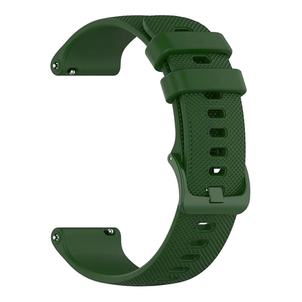 Correa de reloj inteligente de 18, 20 y 22mm para Garmin Venu 2S 2 Plus 2Plus/Vivoactive 3S 4S 3 4, pulsera de silicona