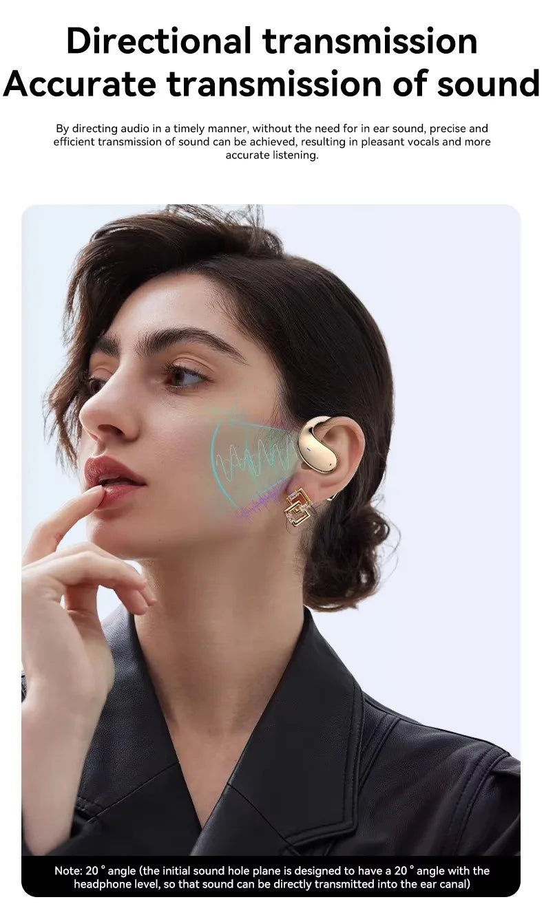 EARDECO Business Auriculares Bluetooth Auriculares inalámbricos Auriculares estéreo de graves Auriculares deportivos con micrófono Audifonos