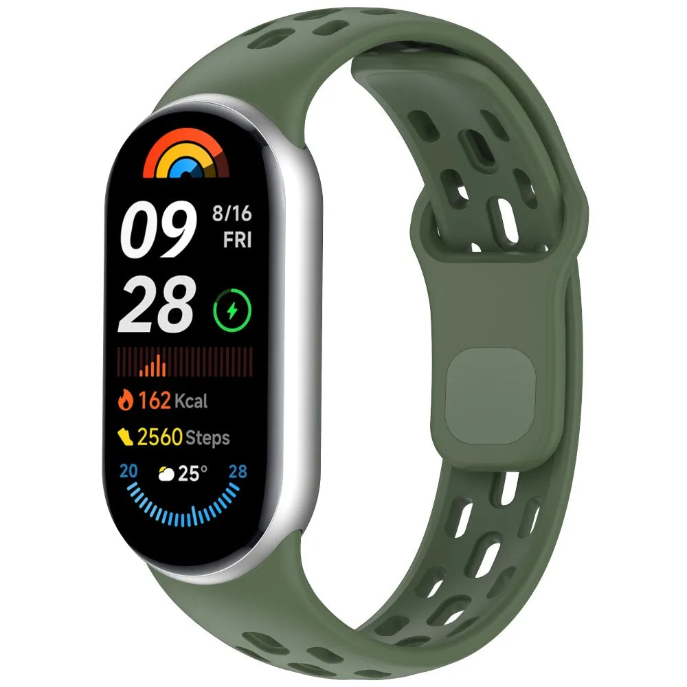 Nueva correa de TPU suave, repuesto transpirable, accesorios de correa de reloj inteligente, pulsera deportiva, cinturón para Mi Band 10 9 8