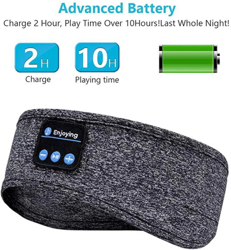 Auriculares Bluetooth Fone, diadema deportiva para dormir, auriculares inalámbricos elásticos, máscara para ojos de música, auriculares inalámbricos con Bluetooth, diadema