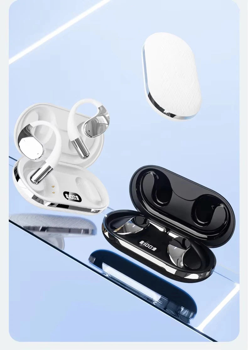 EARDECO Business Auriculares Bluetooth Auriculares inalámbricos Auriculares estéreo de graves Auriculares deportivos con micrófono Audifonos