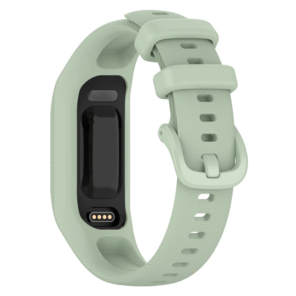 Correa de reloj para Garmin Vivosmart 5, Correa deportiva con funda, marco de bisel de muñeca de silicona suave para Smart5
