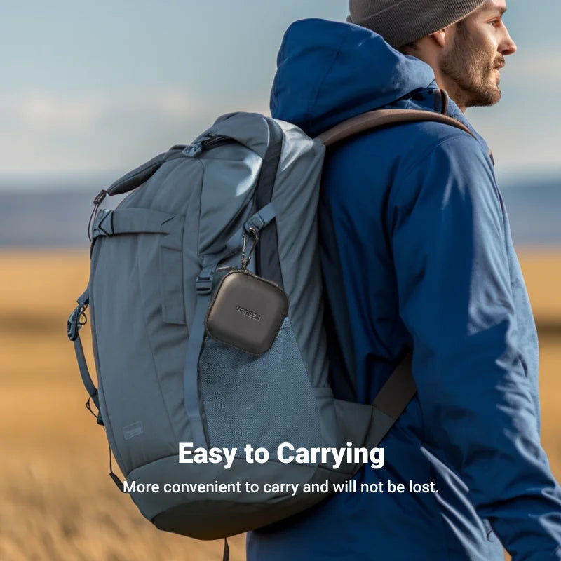 UGREEN-funda dura para auriculares, bolsa para Airpods, almohadillas para los oídos Sennheiser, accesorios para auriculares inalámbricos con Bluetooth