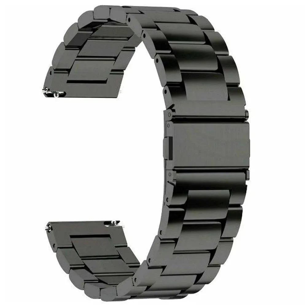Correa de reloj de acero inoxidable de 18mm, 20mm y 22mm, liberación rápida, repuesto Compatible con Smartwatch, reloj tradicional