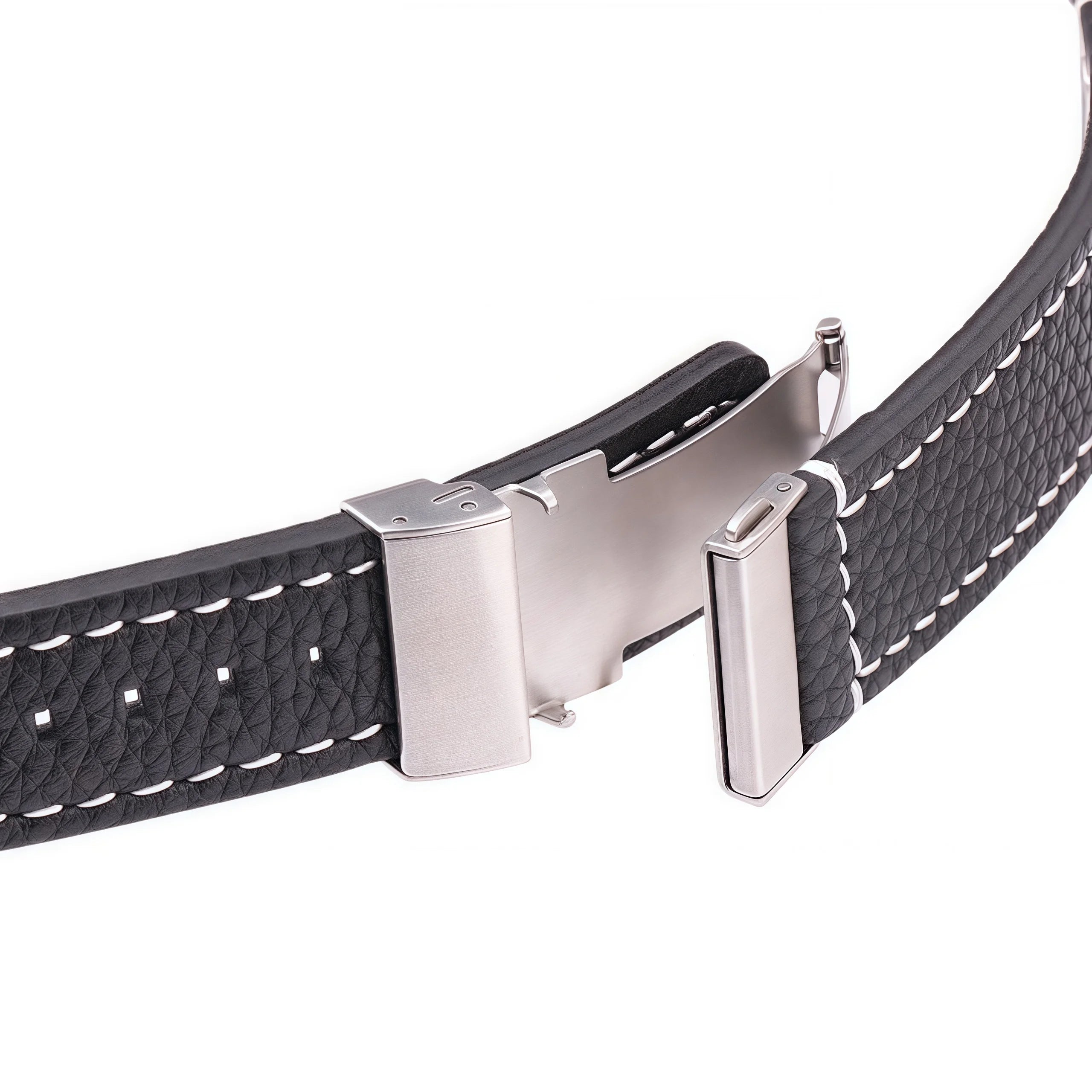 Correa de reloj inteligente de cuero genuino suave 18 20 22 24mm correa de cuero de vaca para hombres y mujeres pulsera de reloj de liberación rápida marrón negro