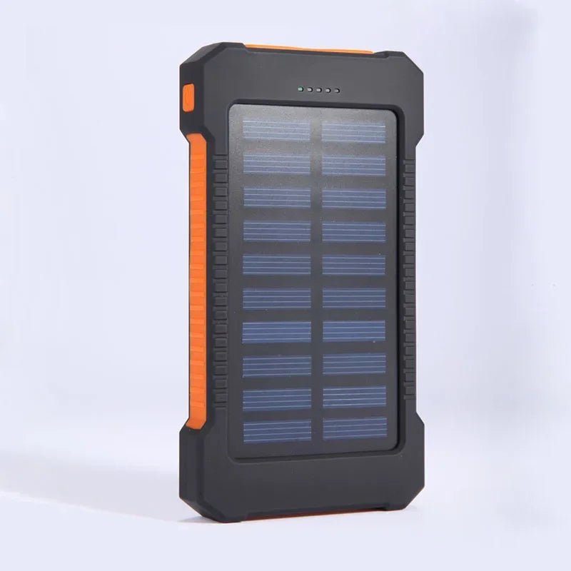 Banco de energía Solar portátil de 20000mah, batería externa impermeable, Banco de energía de respaldo, cargador de batería de teléfono de 20000 mah, LED Pover Ban