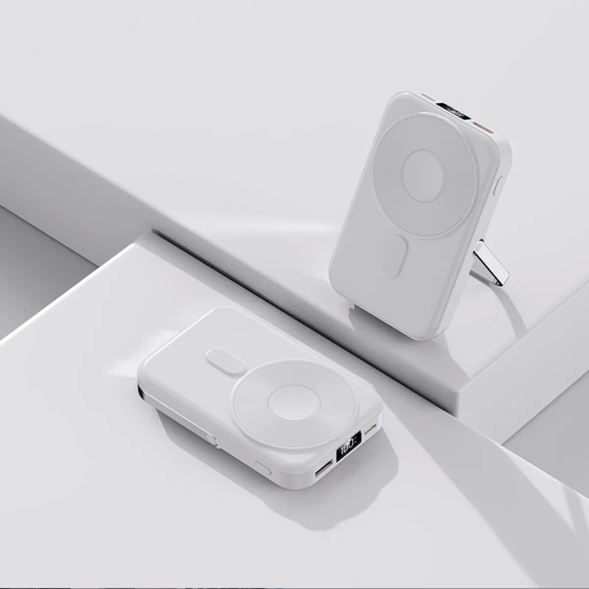 Banco de energía portátil de 20000mAh, estación de carga inalámbrica de carga rápida de 22,5 W para iPhone, iWatch y Galaxy Watch para teléfonos Airpods