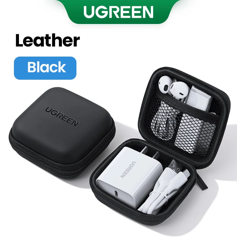 UGREEN-funda dura para auriculares, bolsa para Airpods, almohadillas para los oídos Sennheiser, accesorios para auriculares inalámbricos con Bluetooth