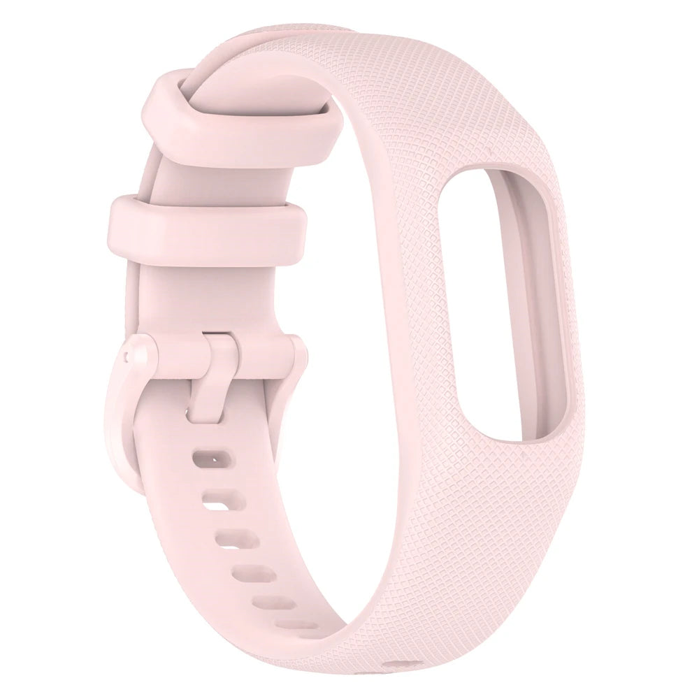 Correa de reloj para Garmin Vivosmart 5, correa con funda, correa de reloj deportivo, marco de bisel de muñeca de silicona suave para Smart5