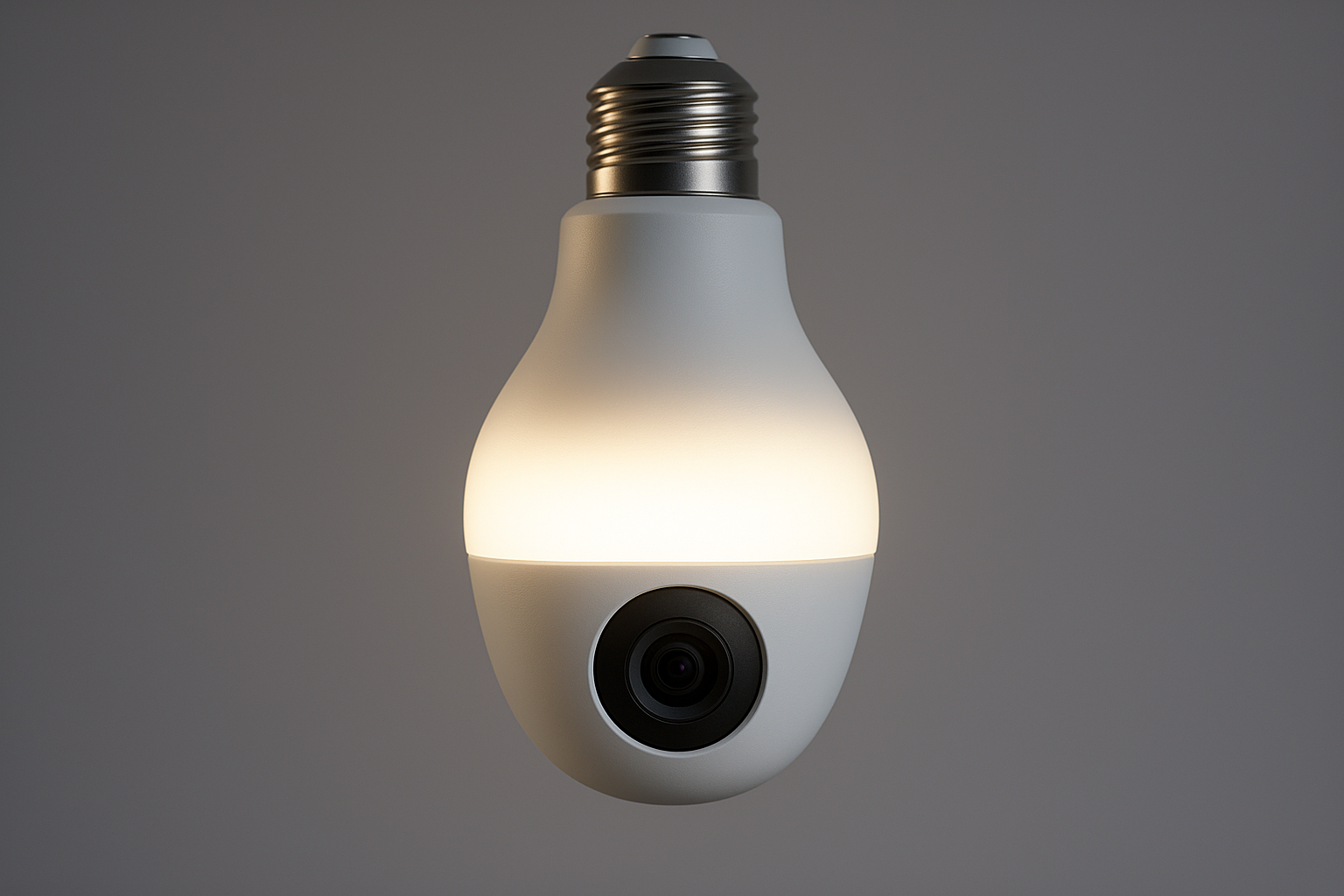 Cámara bombilla inteligente con iluminación LED