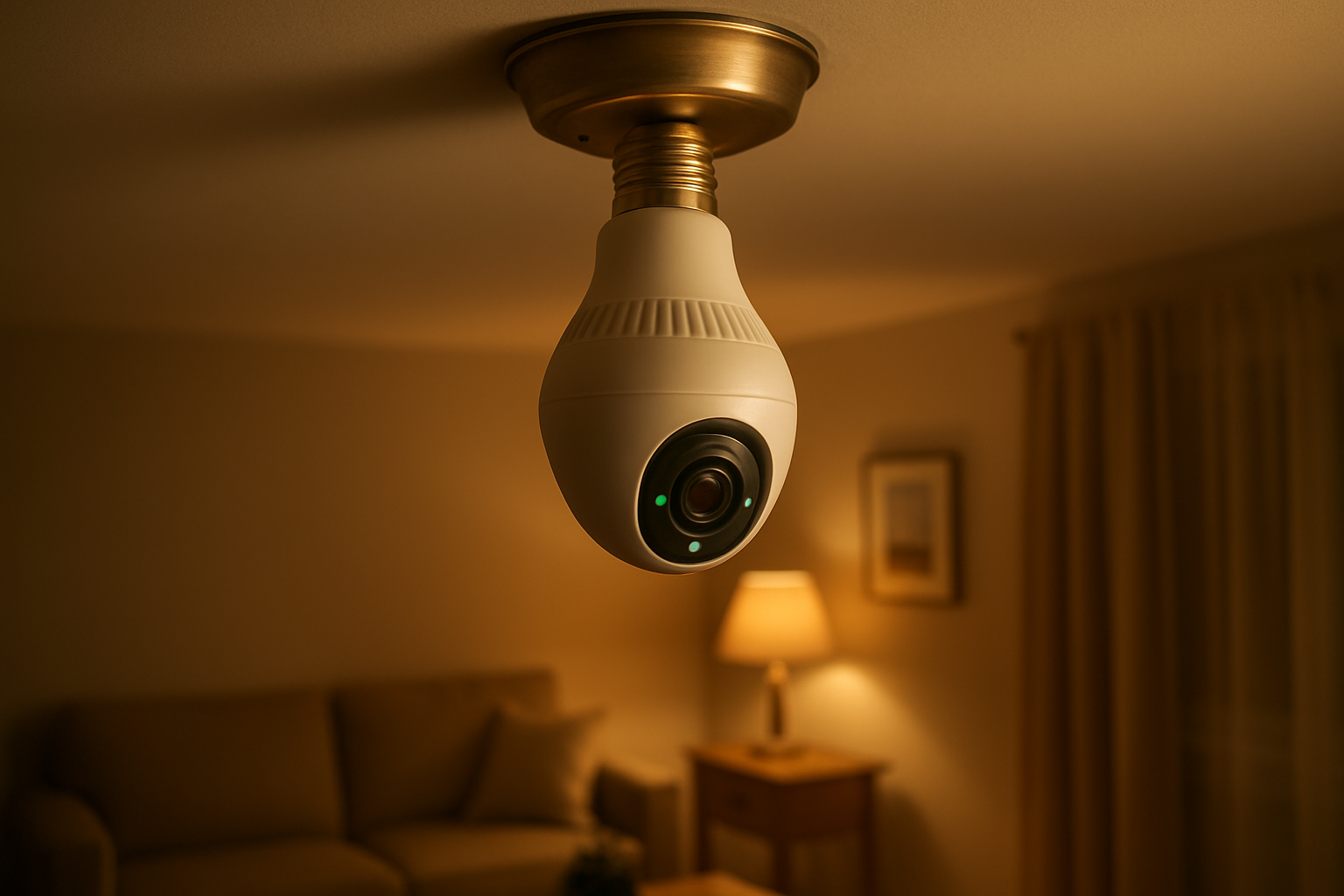 Cámara instalada en ambiente doméstico