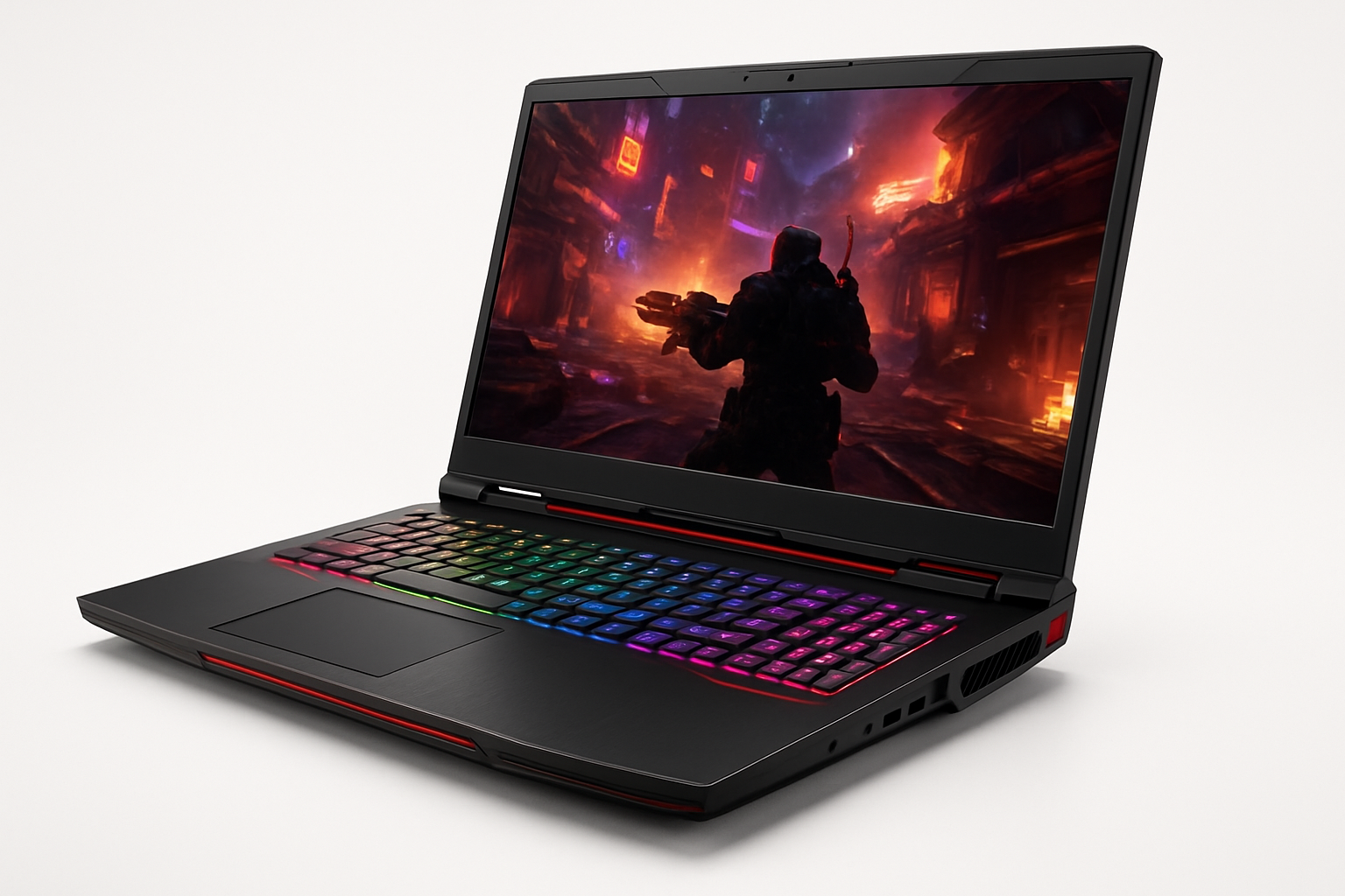 Laptop gaming con RGB