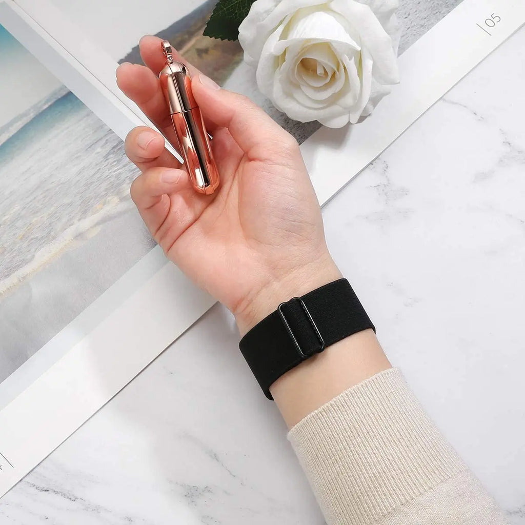 Correa de reloj inteligente para Garmin Forerunner 255 255S 645 245 Venu 2 Plus SQ Vivoactive 4 3 pulsera de nailon elástico Solo Loop