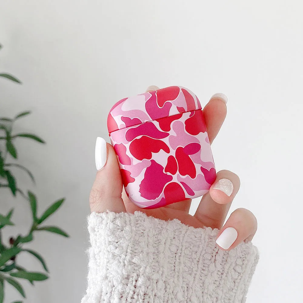 Funda de auriculares para AirPods 2 1 Pro 2 Hard PC Dot Flower Bluetooth caja de carga inalámbrica cubre accesorios para Air Pods 3 funda