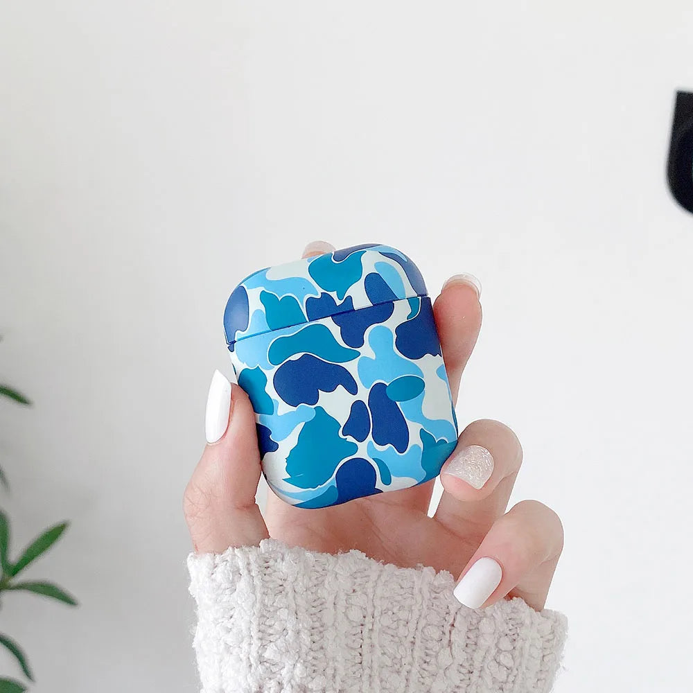 Funda de auriculares para AirPods 2 1 Pro 2 Hard PC Dot Flower Bluetooth caja de carga inalámbrica cubre accesorios para Air Pods 3 funda