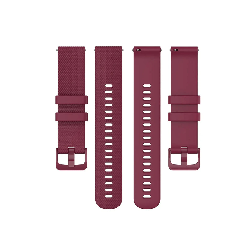 Correa de reloj inteligente de 18, 20 y 22mm para Garmin Venu 2S 2 Plus 2Plus/Vivoactive 3S 4S 3 4, pulsera de silicona