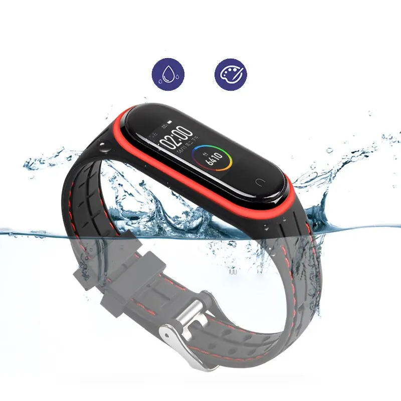 Correa para Mi Band 7 6 5 4 3 correa de reloj deportiva pulsera de silicona para reloj inteligente Xiaomi Mi Band 6 4 7 5 accesorios de correa pulsera