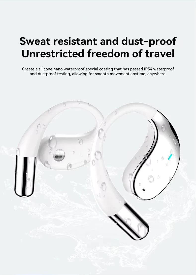 EARDECO Business Auriculares Bluetooth Auriculares inalámbricos Auriculares estéreo de graves Auriculares deportivos con micrófono Audifonos