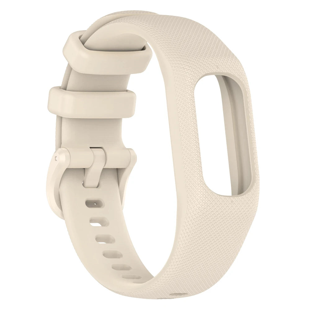 Correa de reloj para Garmin Vivosmart 5, Correa deportiva con funda, marco de bisel de muñeca de silicona suave para Smart5