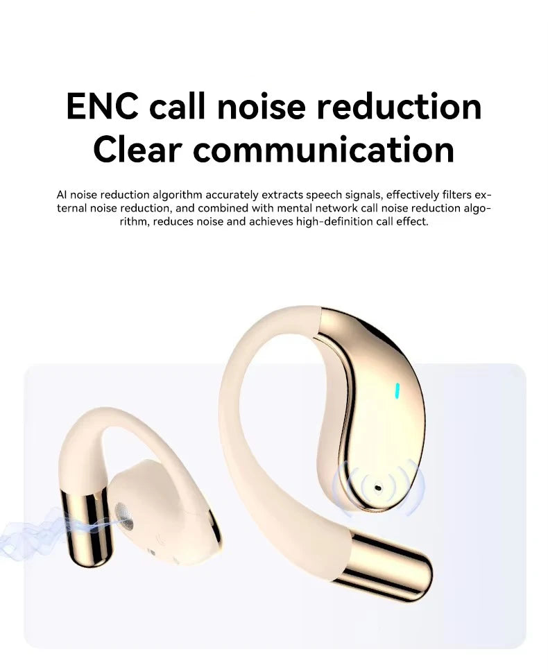 EARDECO Business Auriculares Bluetooth Auriculares inalámbricos Auriculares estéreo de graves Auriculares deportivos con micrófono Audifonos