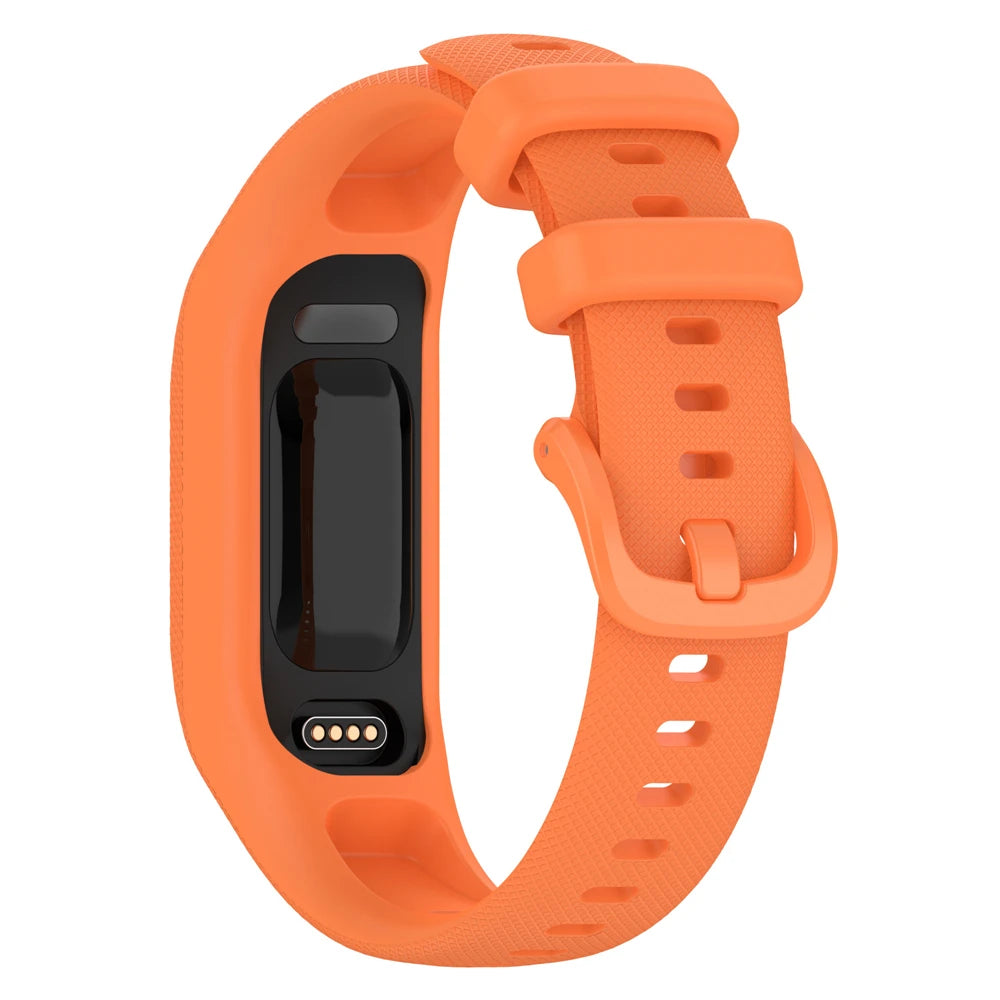 Correa de reloj para Garmin Vivosmart 5, Correa deportiva con funda, marco de bisel de muñeca de silicona suave para Smart5