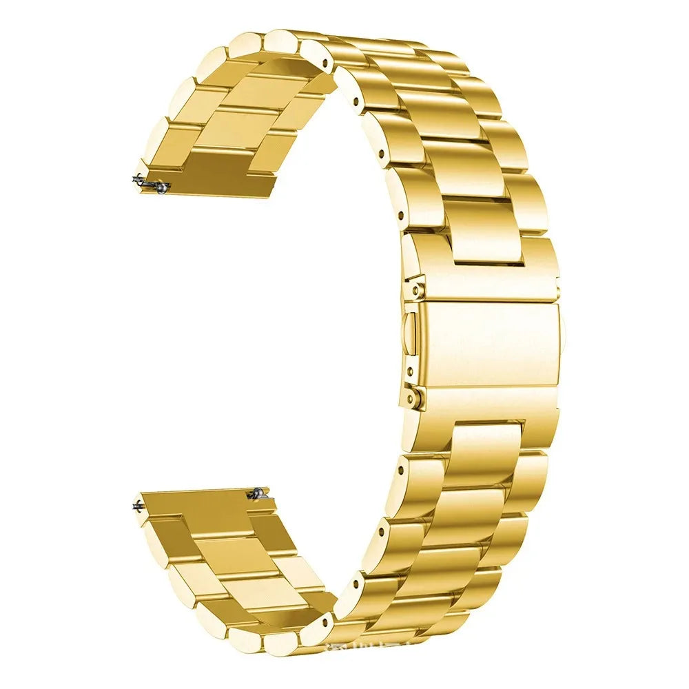 Correa de reloj de acero inoxidable de 18mm, 20mm y 22mm, liberación rápida, repuesto Compatible con Smartwatch, reloj tradicional