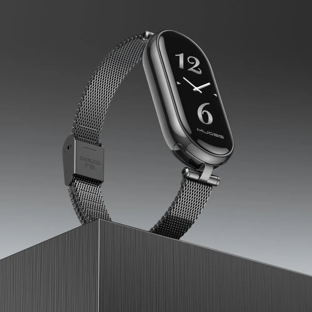 Correa para Xiaomi Mi Band 9 8 10 7 6 5 43 Pulsera inteligente Mujeres Niñas Moda Malla Metálica Correa de reloj Accesorios de repuesto Miband 7 6