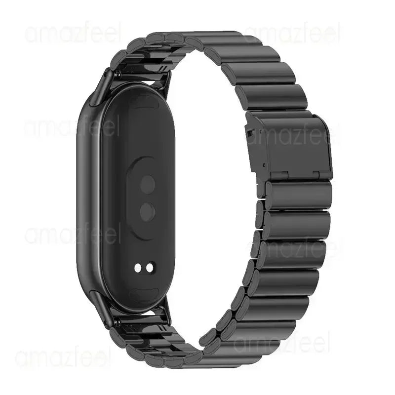 Pulsera para Xiaomi Smart Band 9 correa de reloj de Metal para Xiaomi Mi Band 9 Correa de reloj para xiaomi mi band 8 pulsera