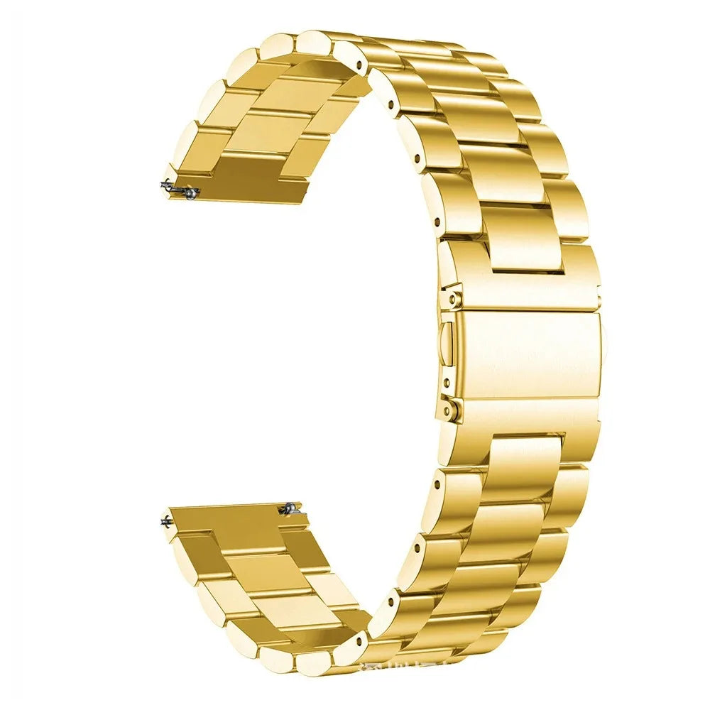 Correa de reloj de acero inoxidable de 18mm, 20mm y 22mm, liberación rápida, repuesto Compatible con Smartwatch, reloj tradicional