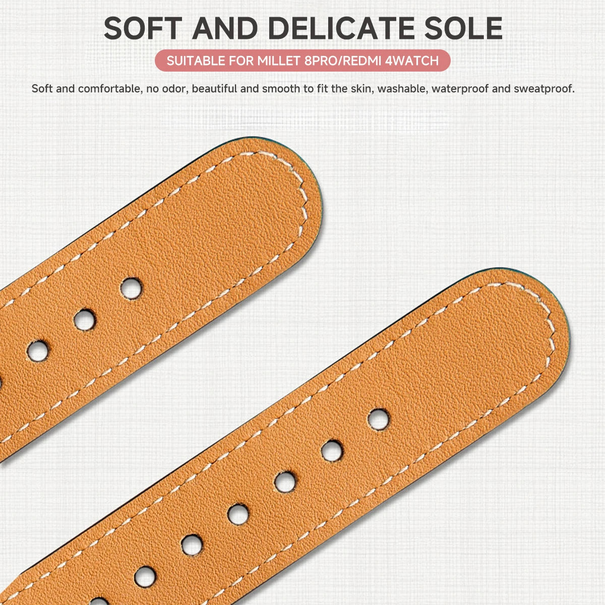 Para Redmi watch 5 correa de cuero para redmi watch 4 correas de reloj inteligente accesorios para Xiaomi Mi band 9pro 8pro